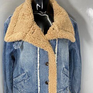 We The Free Women’s Blue Motorcycle Jacket